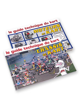 Nos trois guides techniques sur le karting - Editions JPM